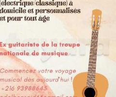 Cours de GUITARE (électrique/classique)