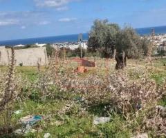 A Vendre Terrain titré  Vue Sur Mer à Cité El Borj Bizerte,