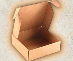 Lot de 50 boîtes en carton kraft - 25x25x10 cm