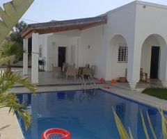 AV villa 700m meublé avec piscine à hammamet sud